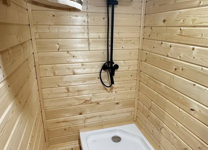 Помывочная в каркасной бане